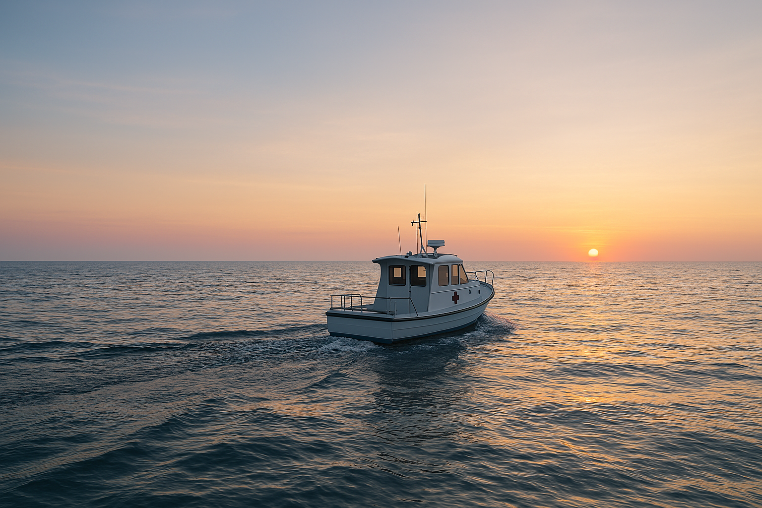 Navigating a ship is like navigating the future of healthcare, full of opportunities and danger